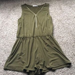 Olive Green Romper